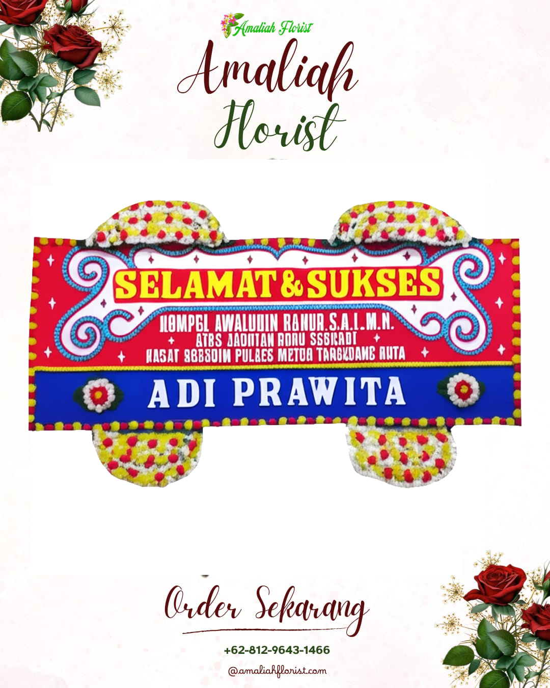 Papan Bunga Ucapan Selamat Pauh