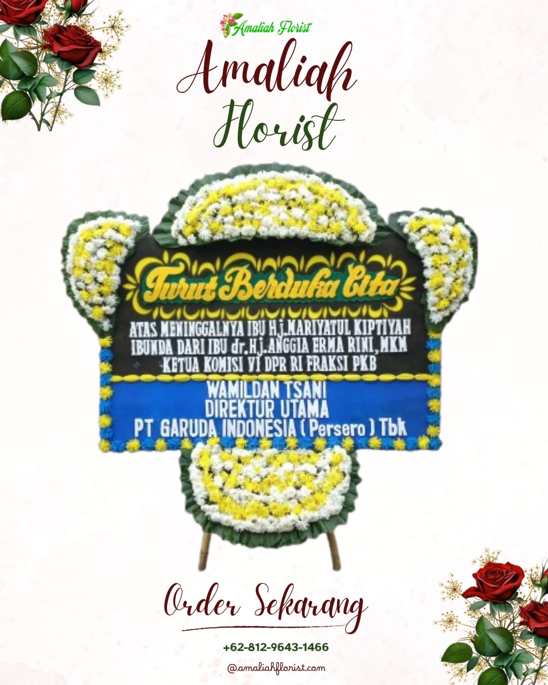Papan Bunga Duka Pauh